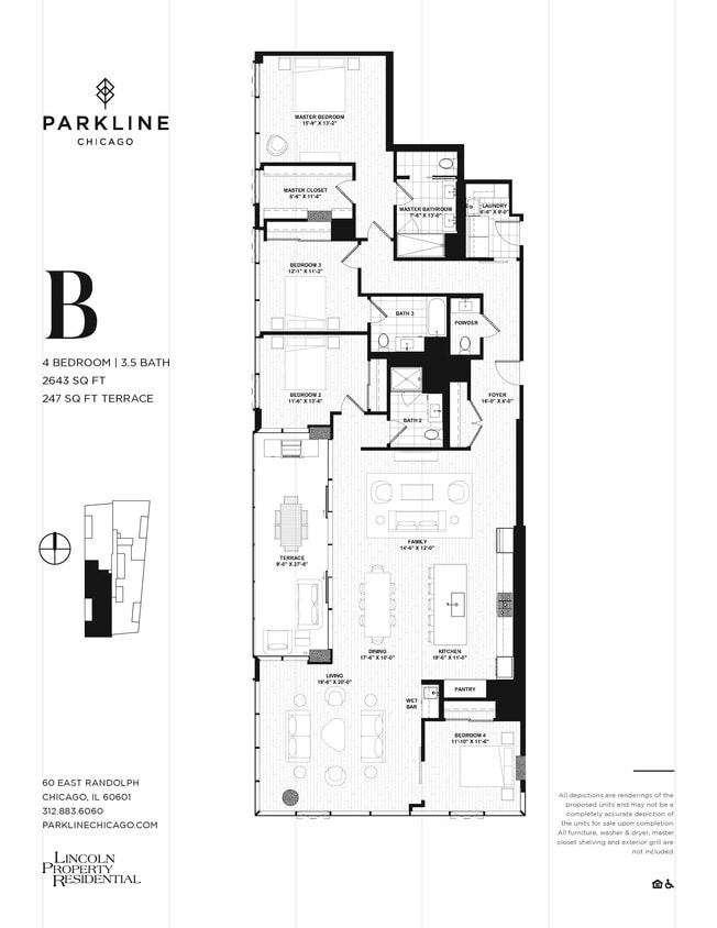 Floor Plan - Penthouse B 