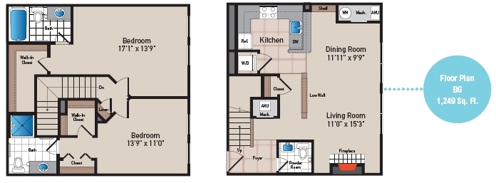 Two Bedroom Loft - Four Bedroom