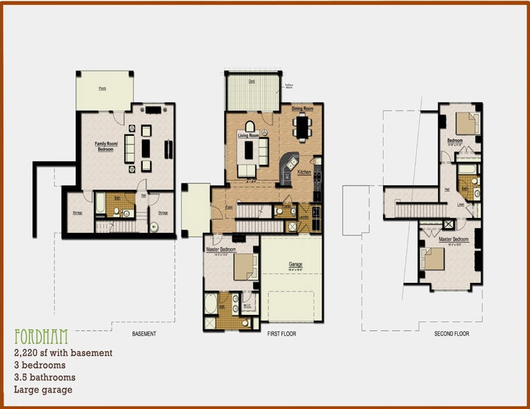 Floor Plan - Fordham w/ Basement