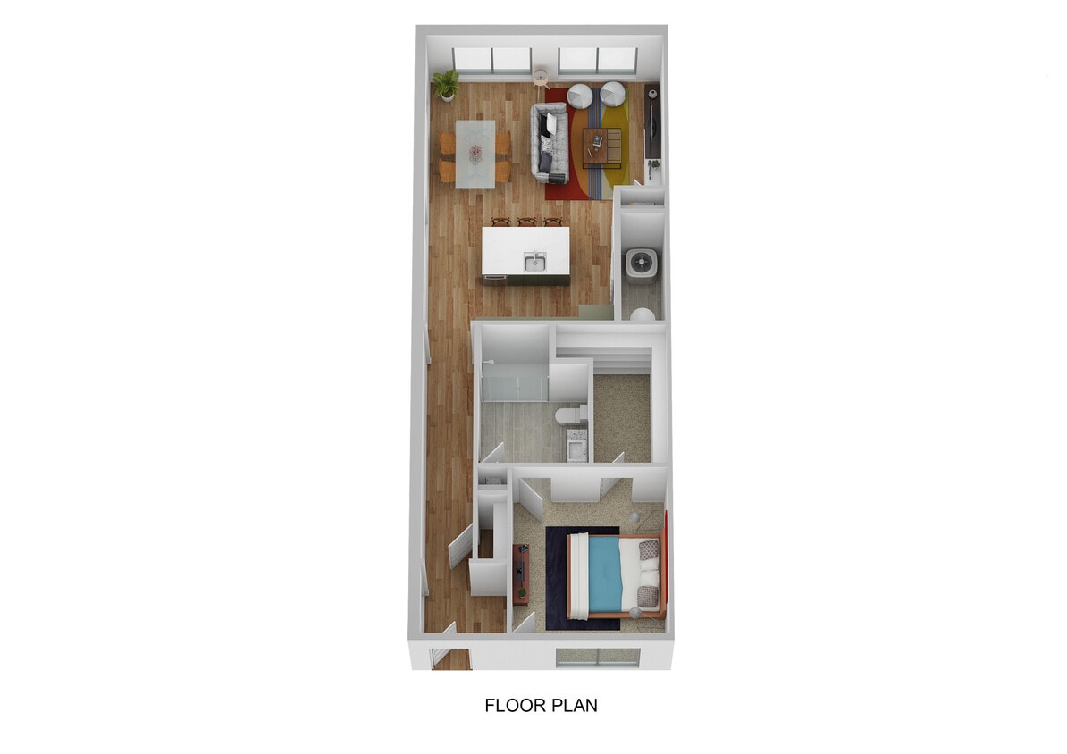 Floor Plan - 1-Bedroom
