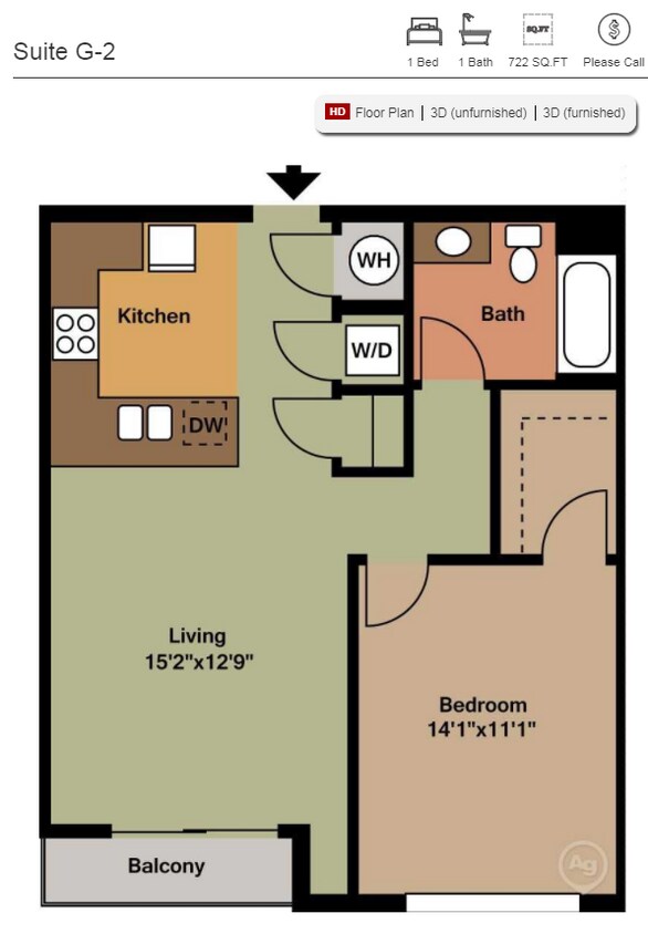 Floor Plan - Suite G-2