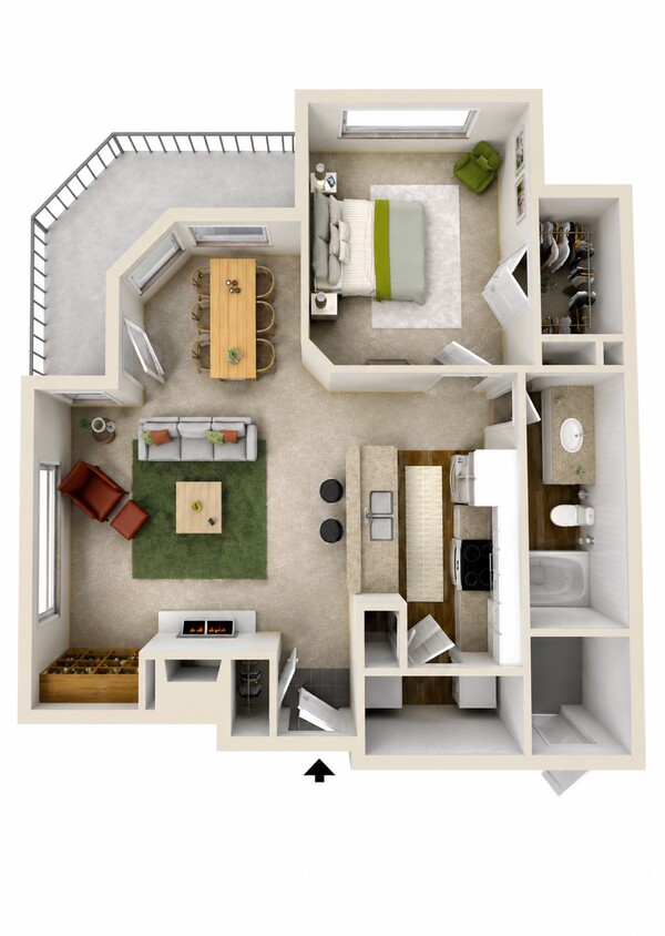 Floor Plan - A2 Upgraded