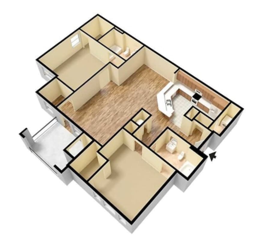 Floor Plan - B1 The Brookstone
