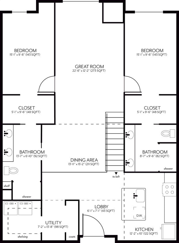 Floor Plan - Model A2