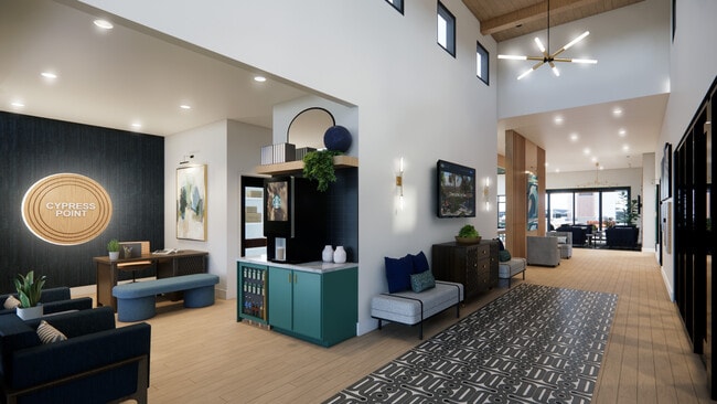 Resident Clubhouse and Complimentary Coffee Bar - Cypress Point