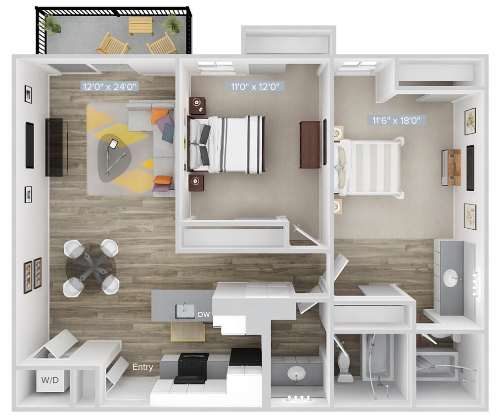 Floor Plan - B3-1000-1-WD