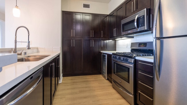 Kitchen with Stainless Steel Appliances - The Hesby