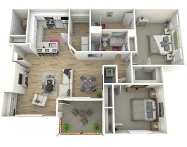 Floor Plan - HOWELL Renovated