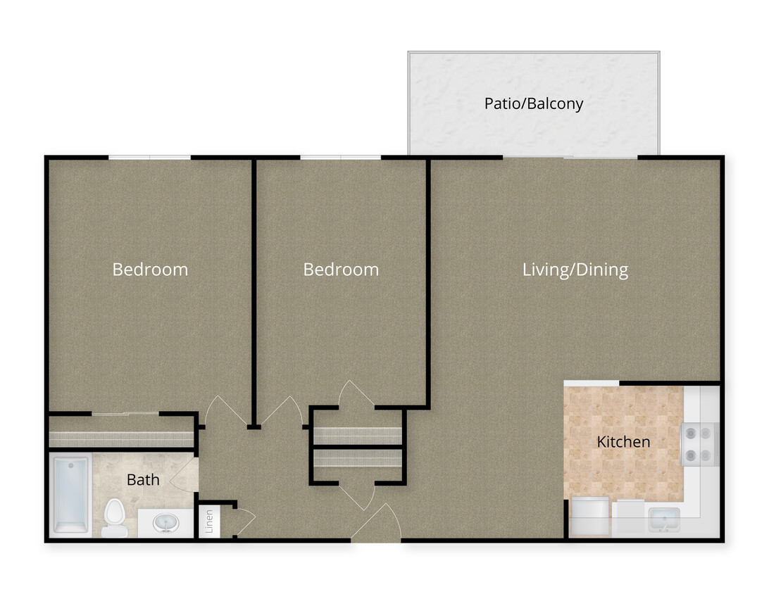 EDC_11_2b1b - 2 Bed x 1 Bath - 11