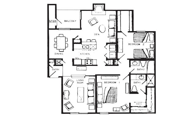 THE STERLING - 2D - 2 Bedroom (Sterling)