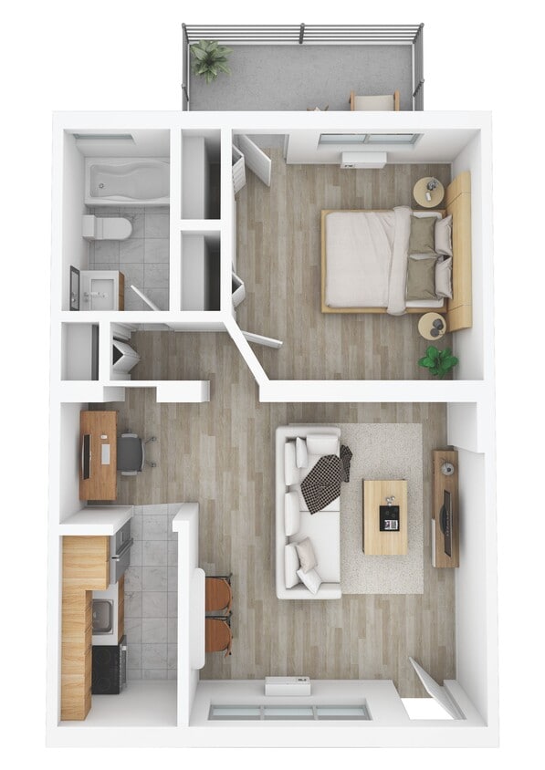 Floor Plan - Residence 15, Floors 1-3