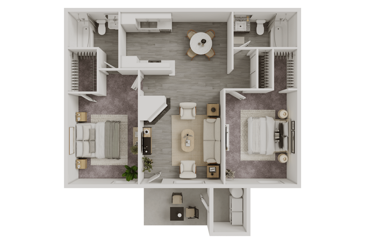 Floor Plan - MADRID - 994 SQ FT