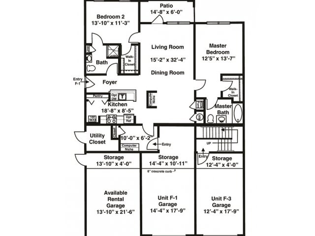 Farrington Ga - Farrington Floor 1 with Garage