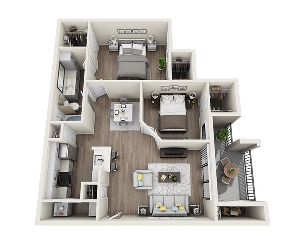 Floor Plan - The Bridgeport (B1)