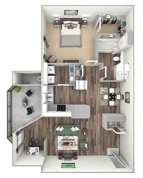 Floor Plan - A2 (Amherst)