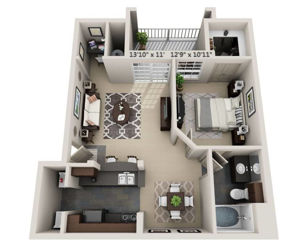 Floor Plan - Plan A (A1A)