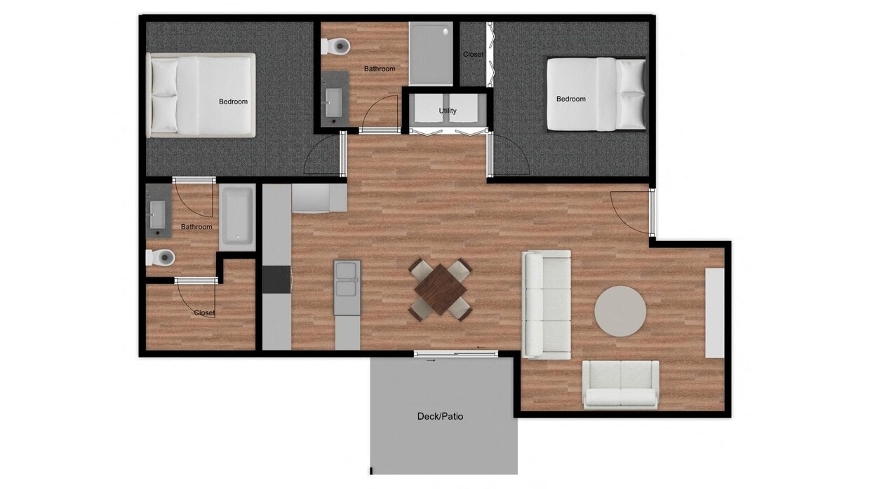 Floor Plan - Two Bedroom