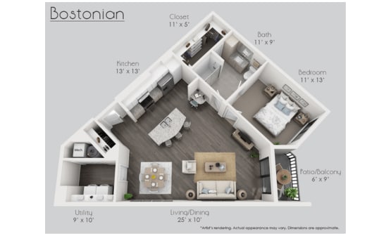 Floor Plan - Monthly Furnished Executive Suite