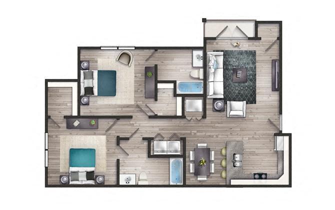 Floor Plan - Jasper II Newly Renovated
