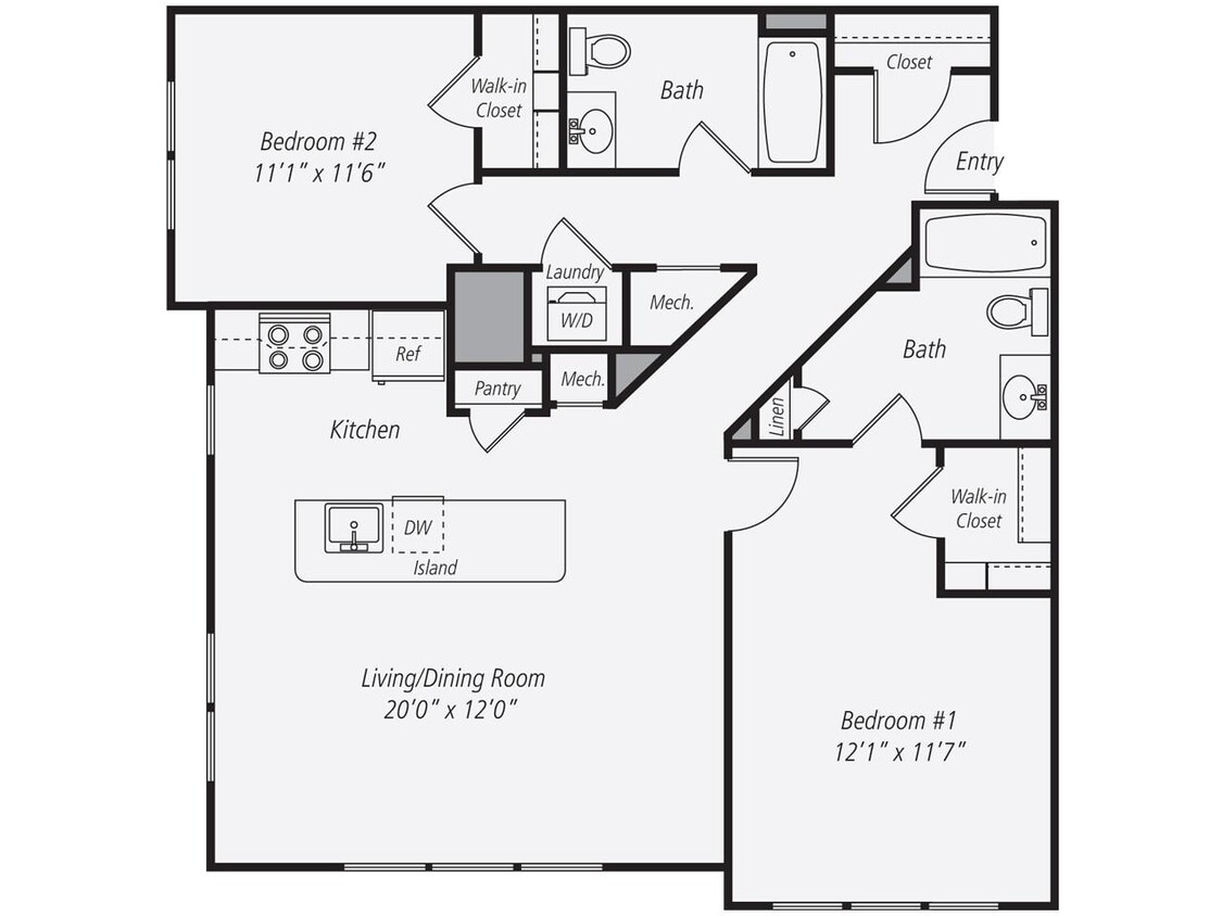 Floor Plan - B3-1175