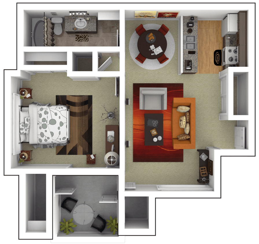 Floor Plan - Residence 1 Luxury