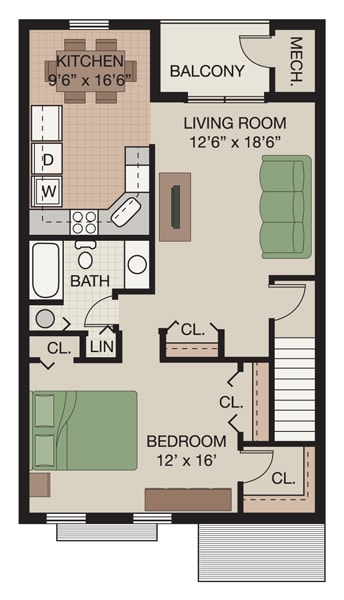 Floor Plan - Saxony (second floor)