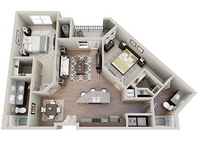Floor Plan - The Brooks