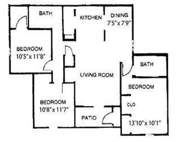 3BR/2BA - THE MAGNOLIA