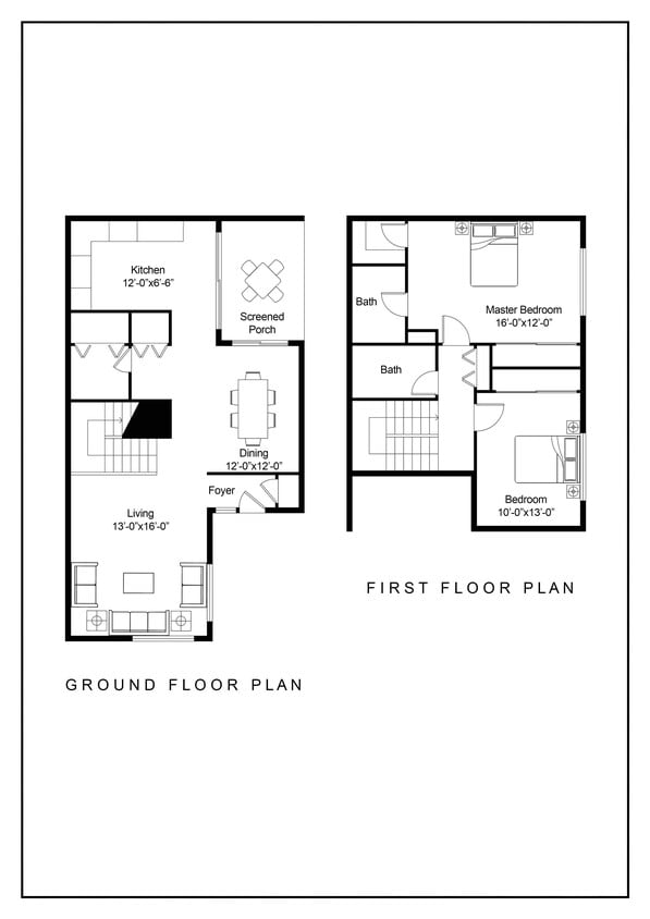 Floor Plan - B1 - The Monterey