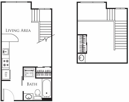 Floor Plan - Micro One Bed - C2c 715
