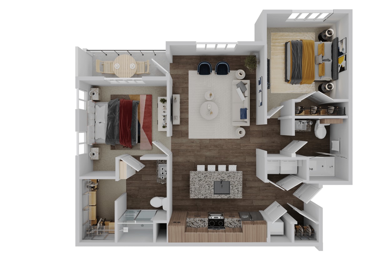 Floor Plan - The Yard (B2)