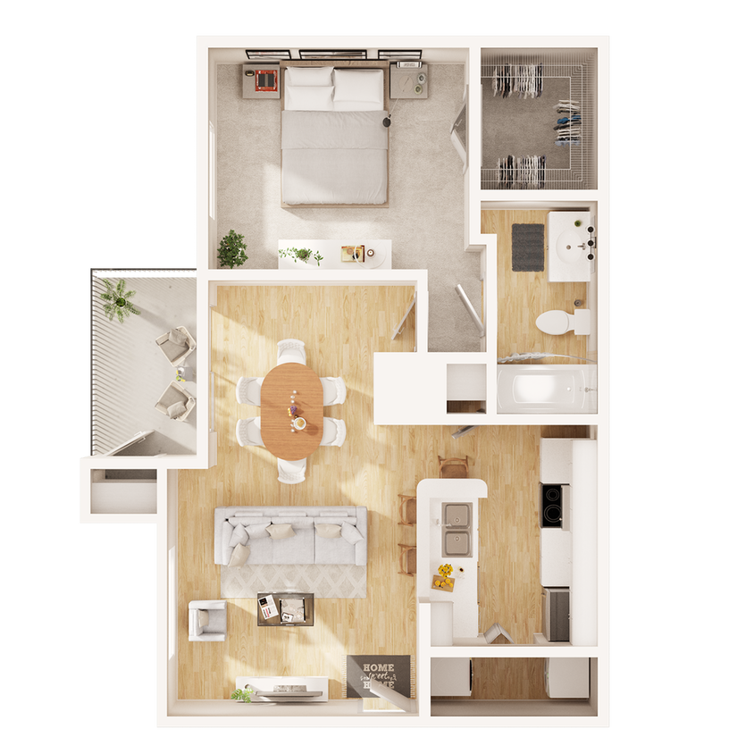 Anson at the Lakes - A2 Floor Plan - A2