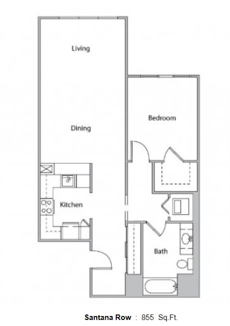 1BR/1BA - Unit D