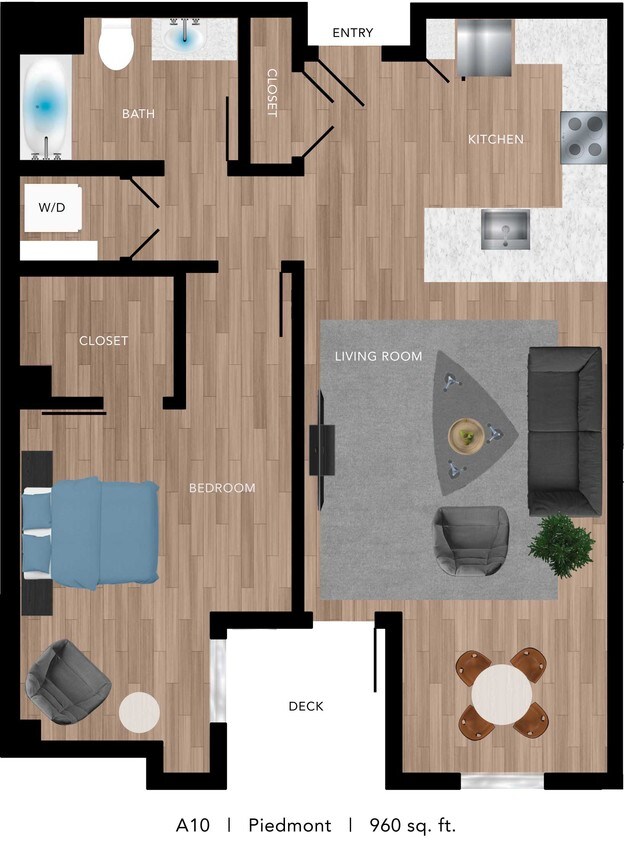 Floor Plan - A10 Piedmont