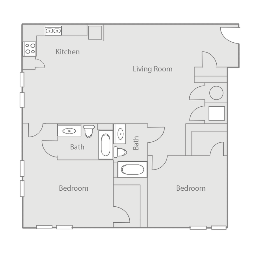 Floor Plan - B3D-B3E-B3F