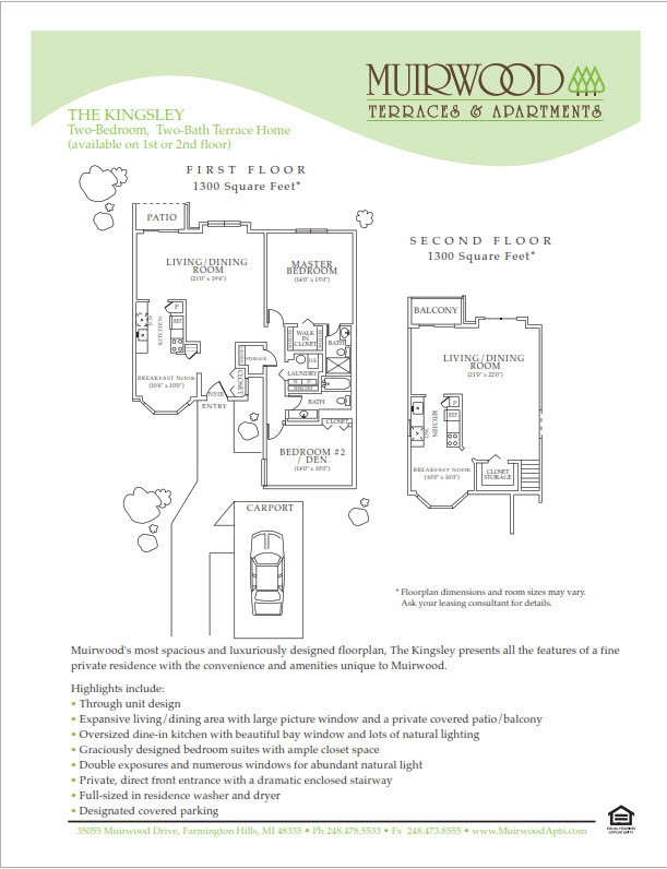 Floor Plan - The Kingsley