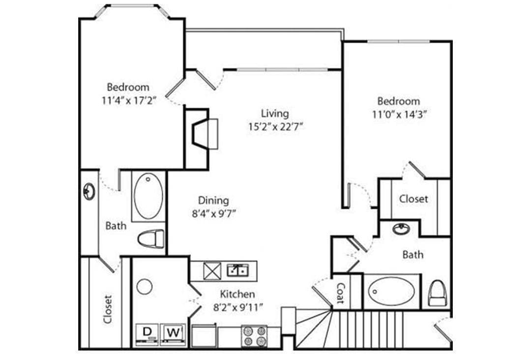 Floor Plan - Aspen Renovated C2r