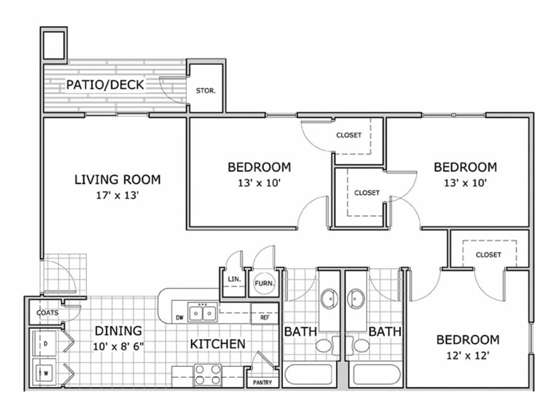 Floor Plan - 3 Bedroom