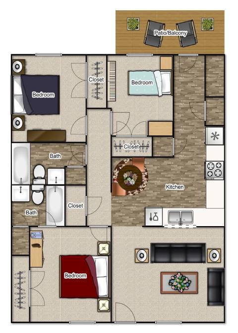 Floor Plan - The Dogwood