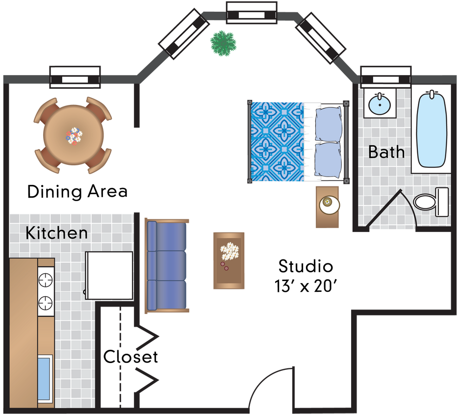 Floor Plan - Studio 03 Tier