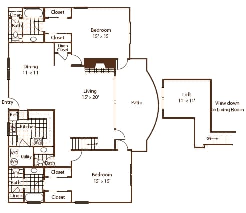 2BR/2.5BA - B10.2