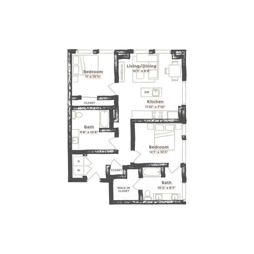 Floor Plan - Portland Alt
