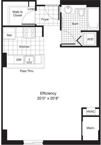 Floor Plan - Studio E