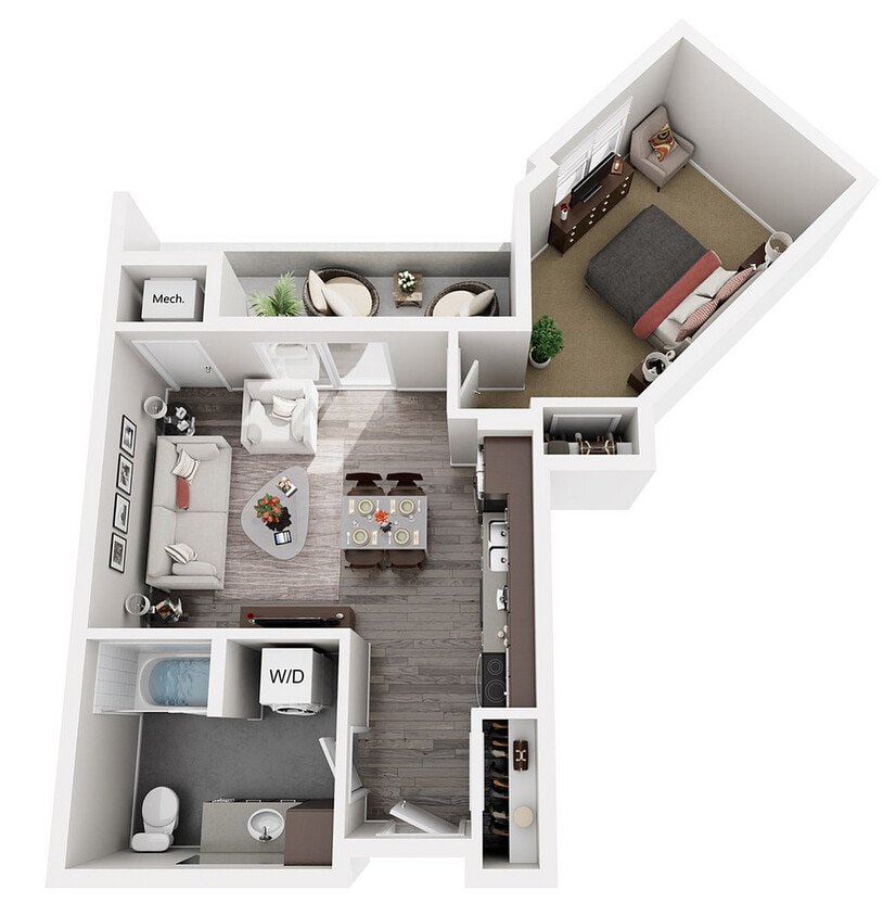 Floor Plan A3 | 22 Slate | Apartments in Madison, WI - A3