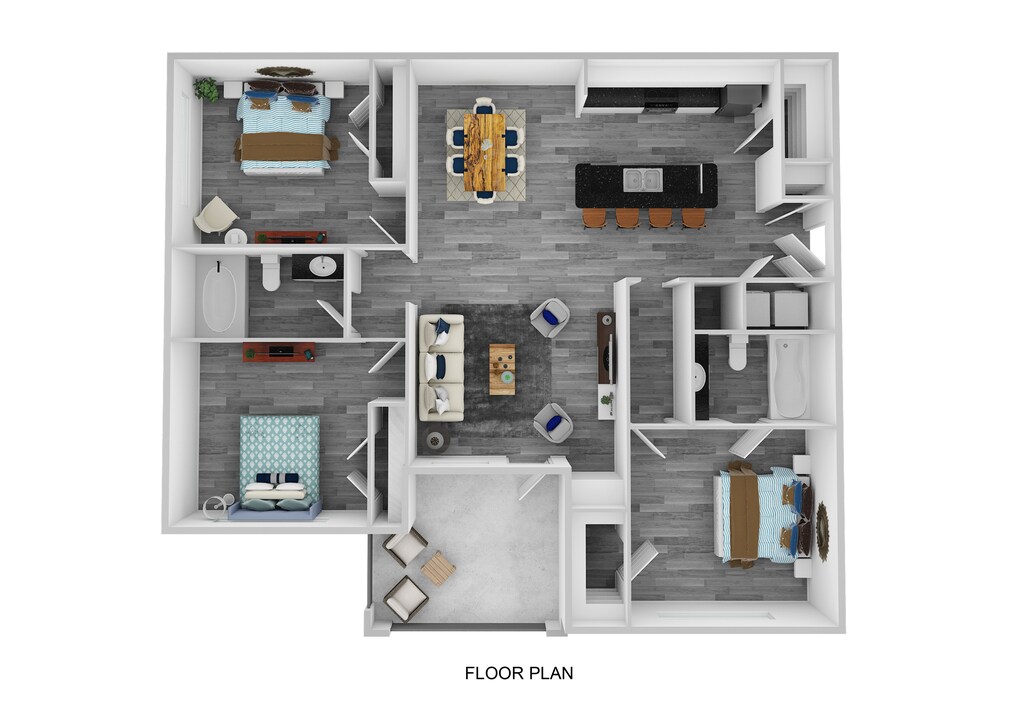 Floor Plan - C - The Cambridge