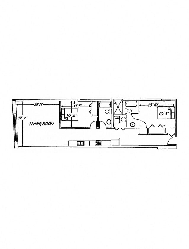 Floor Plan - 2 Bedroom FP B2