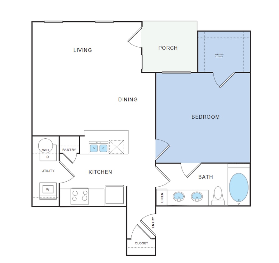 Floor Plan - A4L w/ Attached Garage