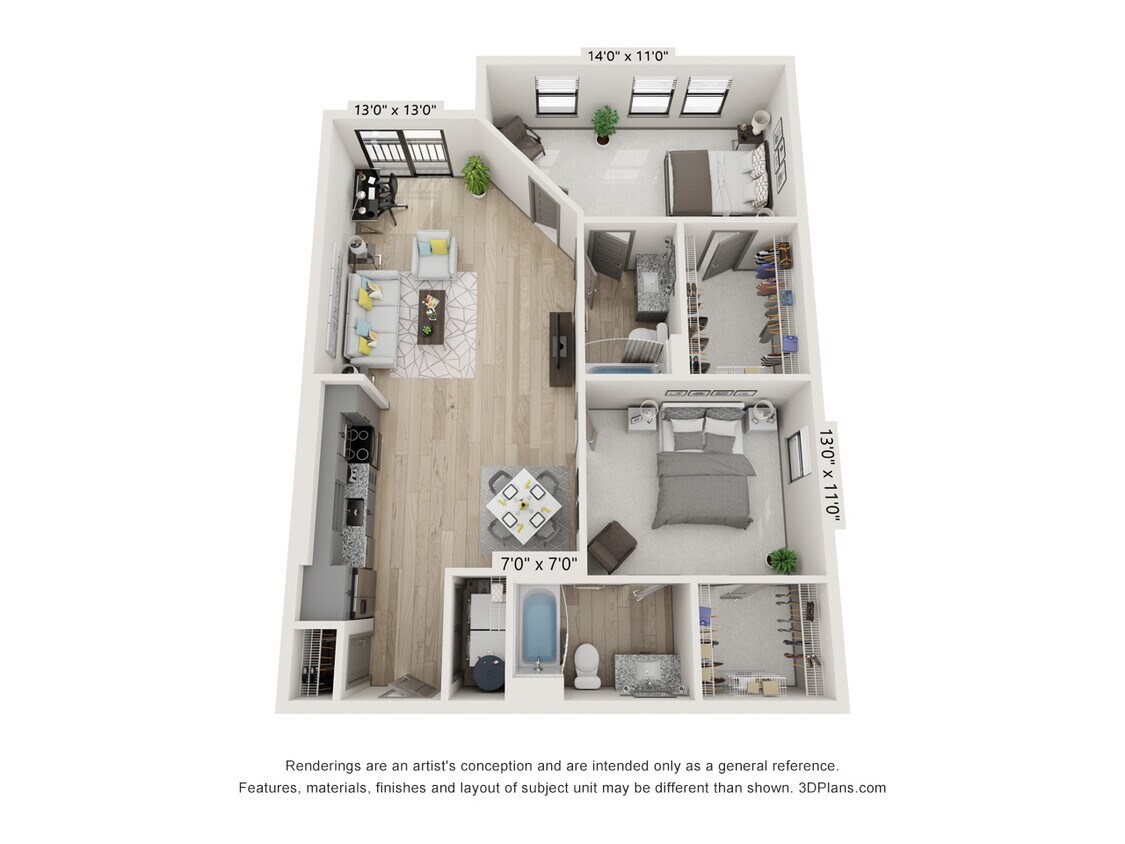 Floor Plan - The Truman - B3