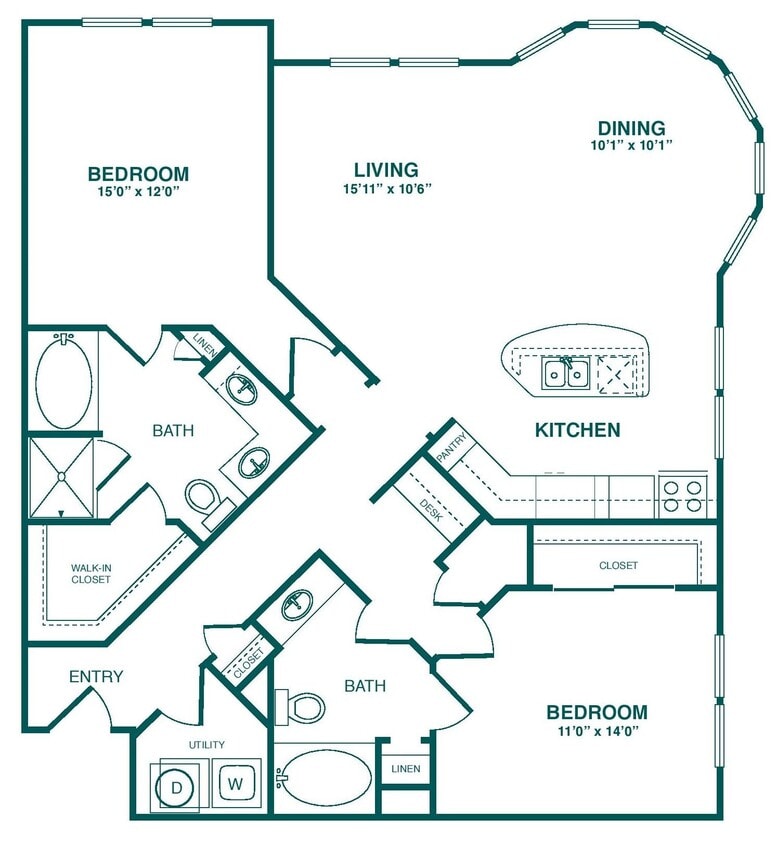 Floor Plan - The Langley