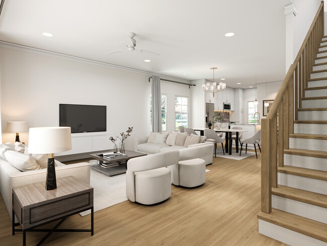 2 Bedroom Living Room - Richland Village